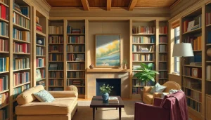 Bookshelf Wealth: Cultivating a Rich Literary Aesthetic in Your Home